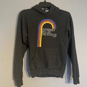 Internet killed television sweatshirt size small